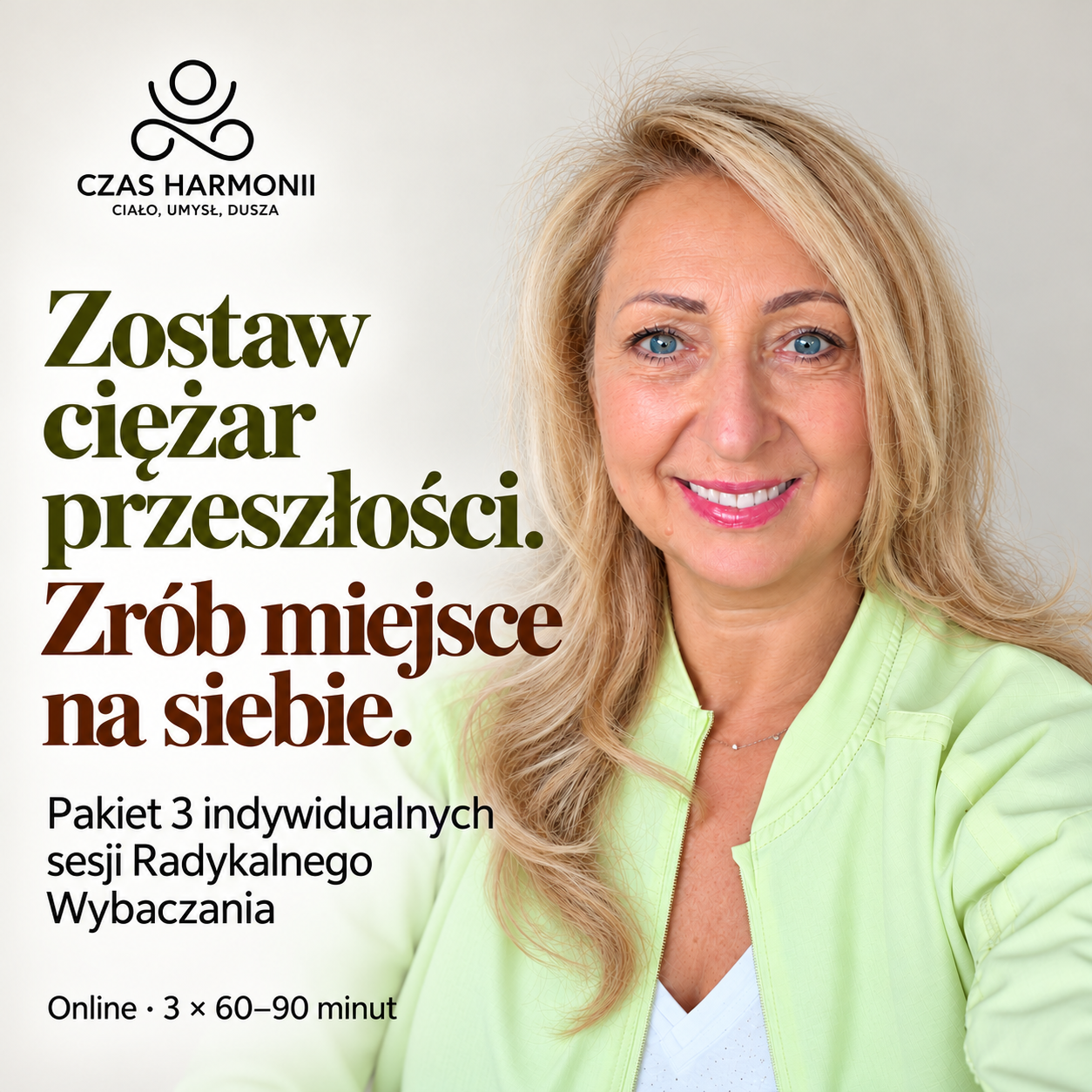 Pakiet transformacyjny: 3 × Sesja Radykalnego Wybaczania