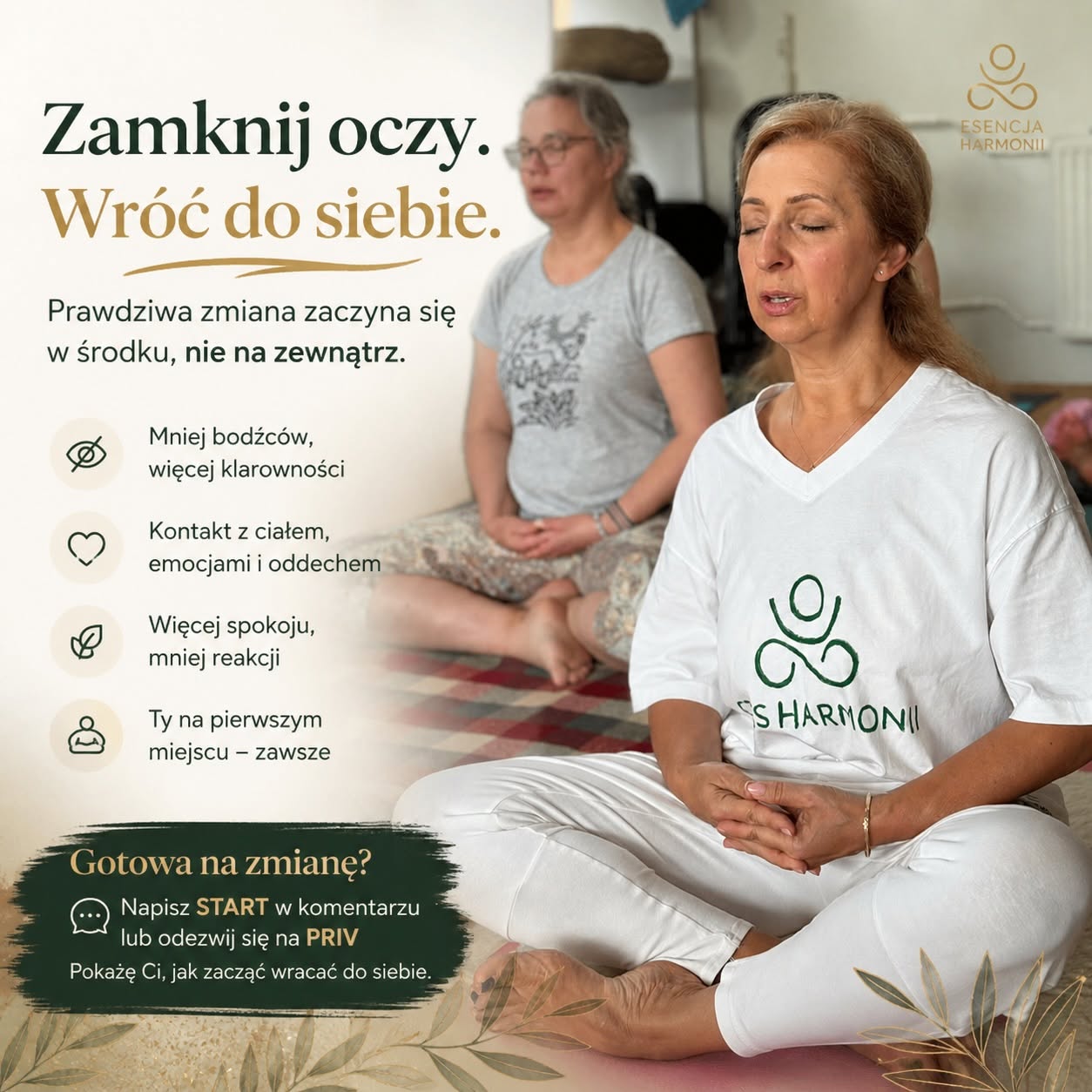 Zamknij oczy. Wróć do siebie. Prawdziwa zmiana zaczyna się w środku