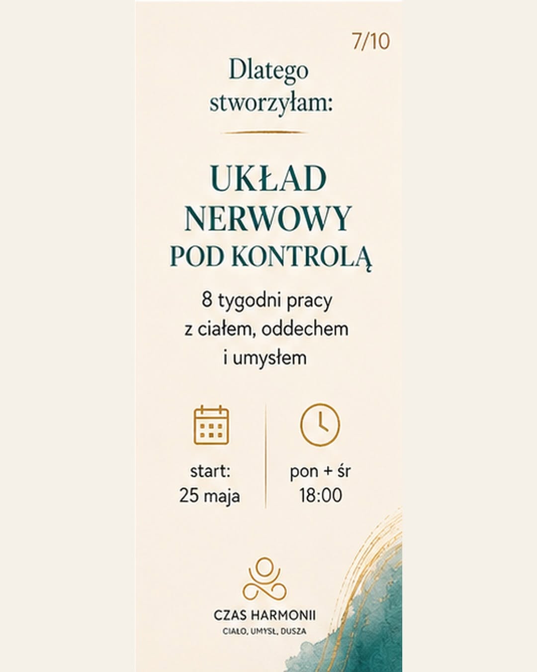 Dlatego stworzyłam: Układ nerwowy pod kontrolą. 7/10